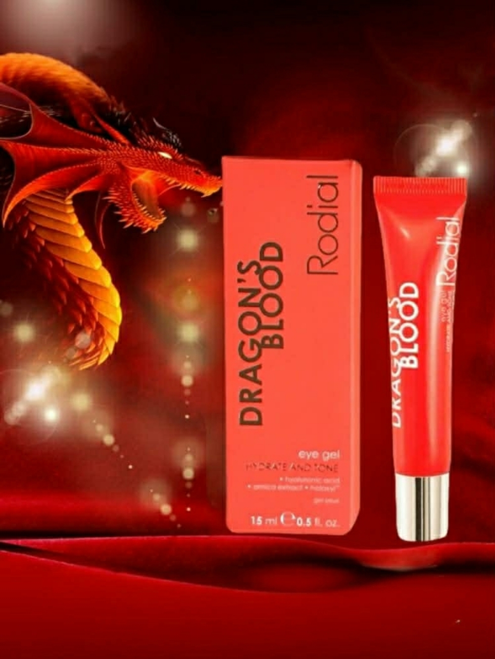Rodial Dragon's Blood Eye Gel Eye Cream FULL SIZE in Tube 15ml *BNIB
